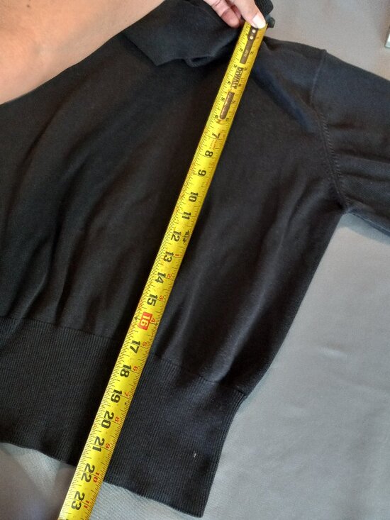 Dressbarn black sweater Size L - Picture 5 of 7